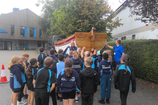 Dartmouth pupils chart course for adventure with renown sailor
